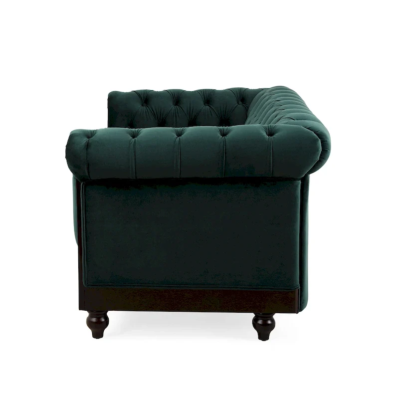 Chesterfield Velvet Loveseat Sofa