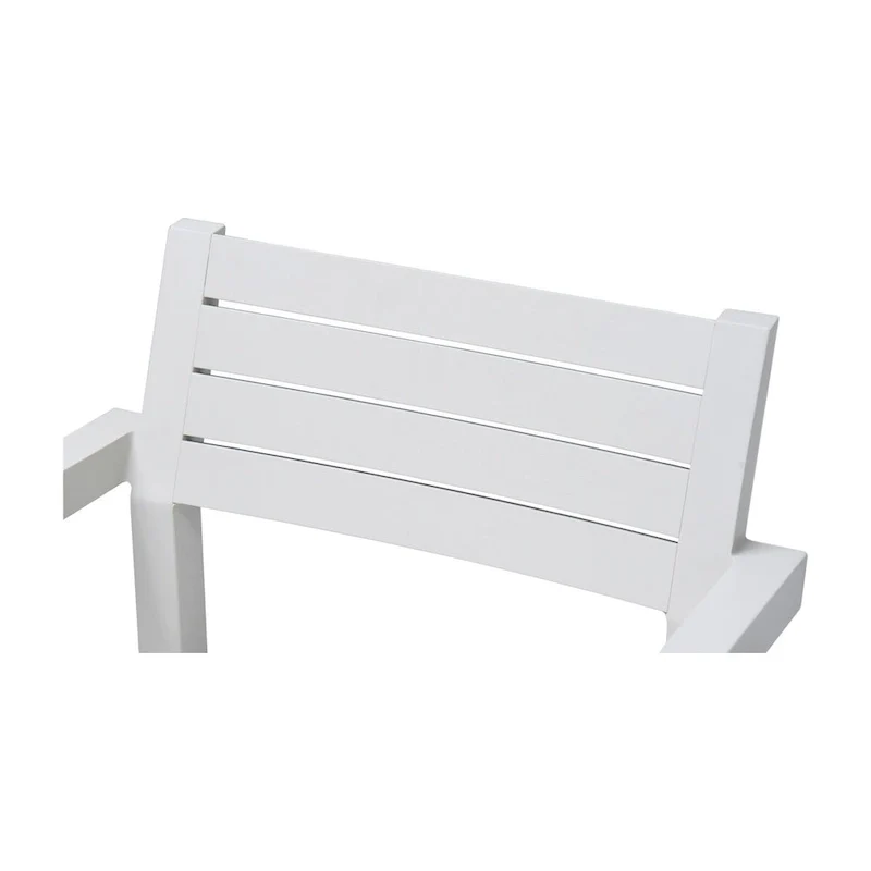 7PC Patio Aluminum Furniture including 4 Dining Chairs & 2 Swivel Rockers