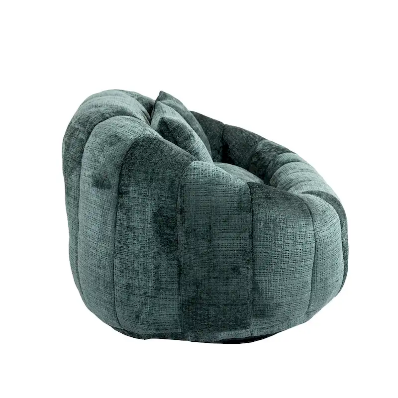 Emerald Modern 59 Chenille Loveseat Chaise Lounge Chair