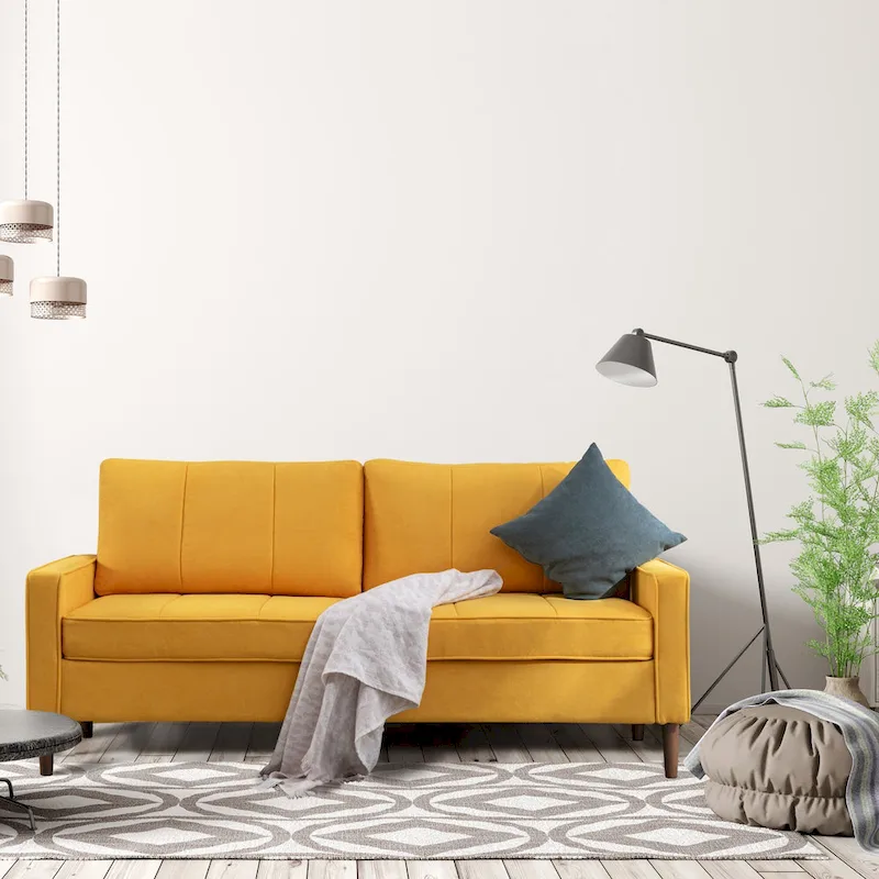 DIY Convertible Sectional Sofa Couch with Ottoman