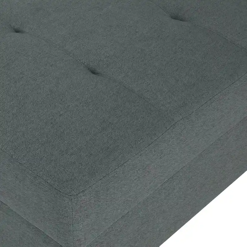 Tufted Fabric Ottoman