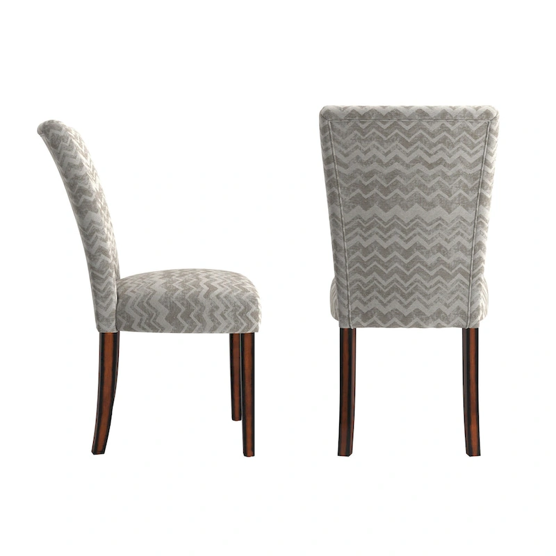 Dinant Print Parsons Dining Side Chairs (Set of 2)