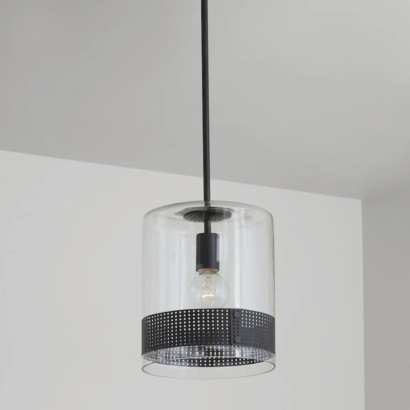 Marion 1-light Hanging Pendant w/ Clear Glass