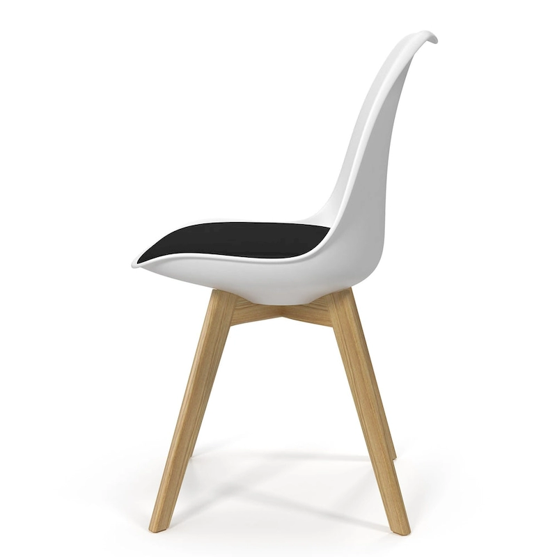 Celine Side Chairs with Natural Legs (Set of 2)