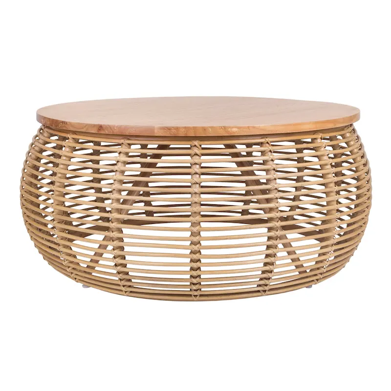 Doolittle Round Rattan Coffee Table