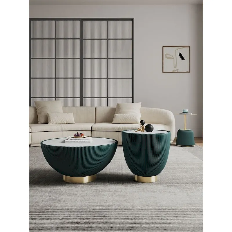 Modern Upholstered Dining Table with Chairs