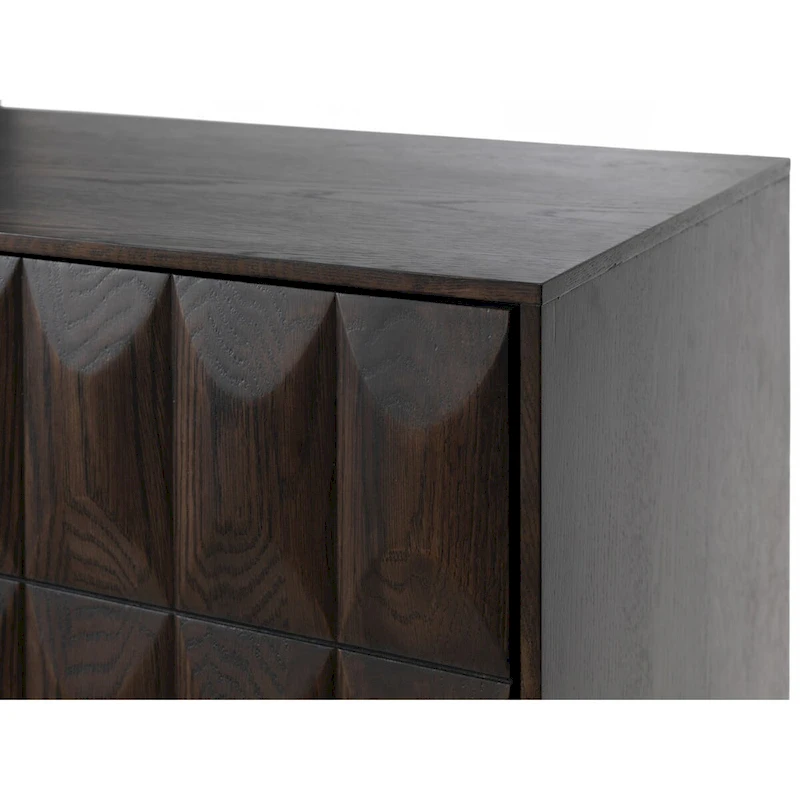 Rye Studio Modern Sideboard, Espresso Oak