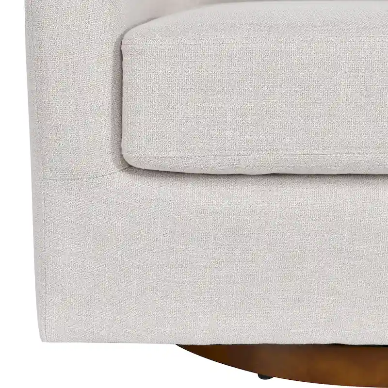 Modern 31 W Swivel Accent Chair Barrel Chair