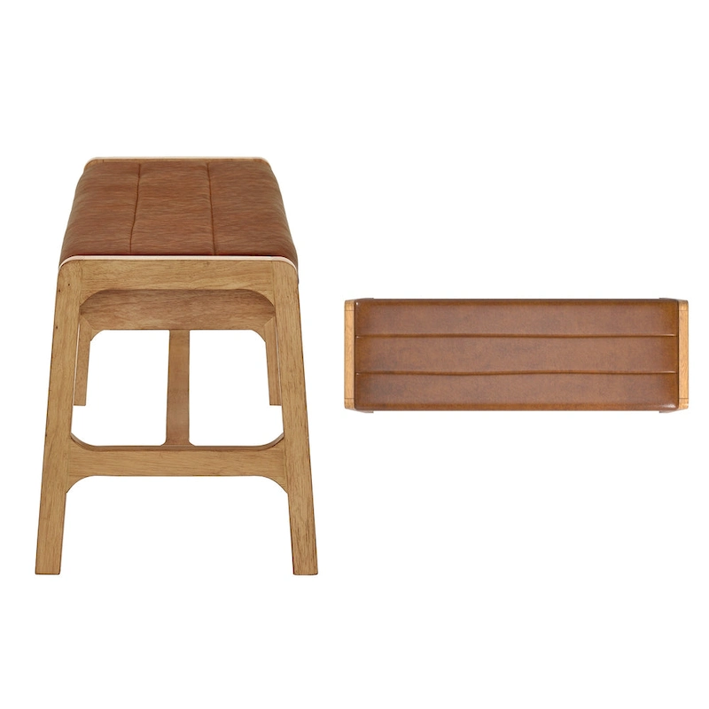 Cesis Modern Scandinavian Light Oak Finish Bench