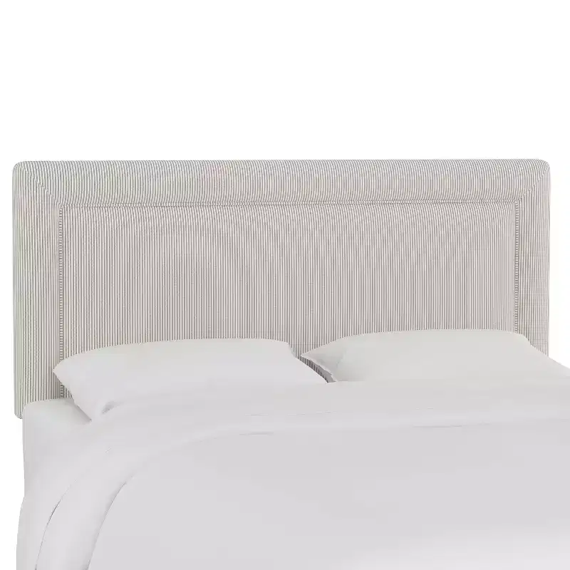 Skyline Furniture Empire Striped Upholstered Headboard