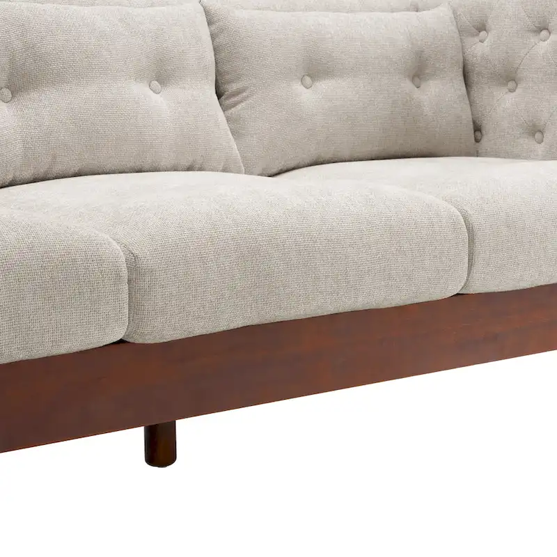 Modern Upholstered Tufted Sofa Couch