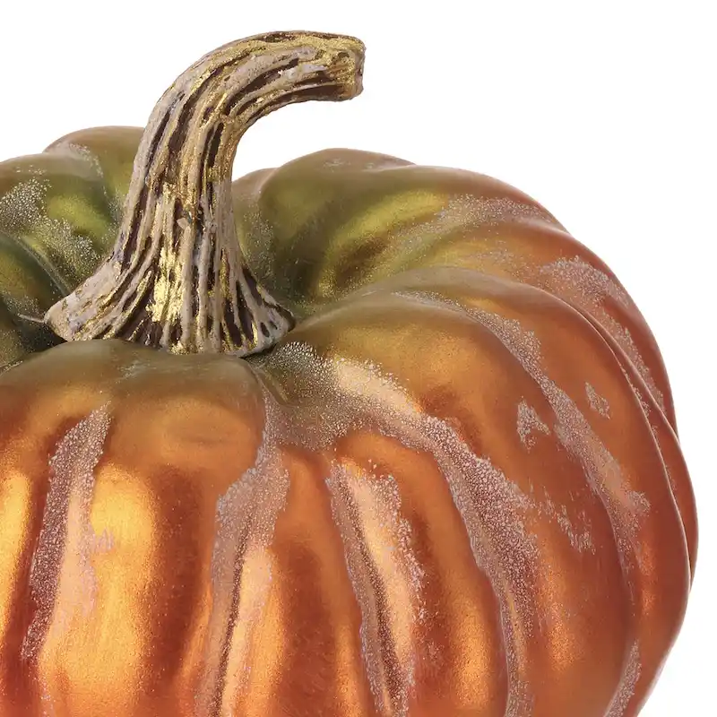 6  Autumn Pumpkin Set of 2 - strofoam:90% plastic:10%