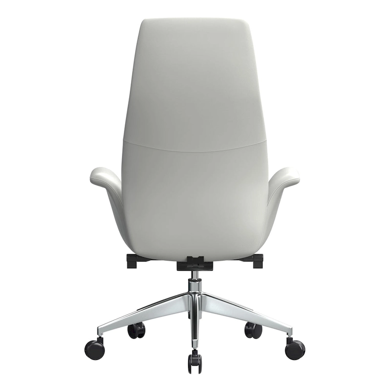 Summit High-Back Leather Office Chair with Swivel and Tilt