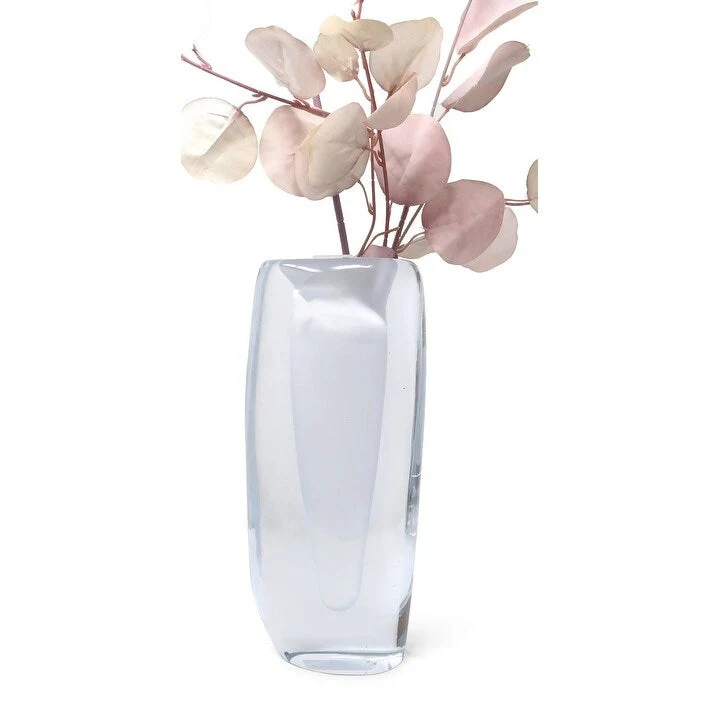 11.5 H Glass Double Wall Vase with Inner