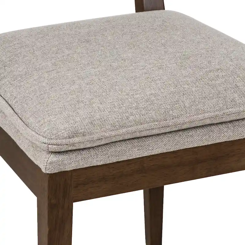 Solid Wood Upholstered Dining Chairs (Set of 2) by East at Main