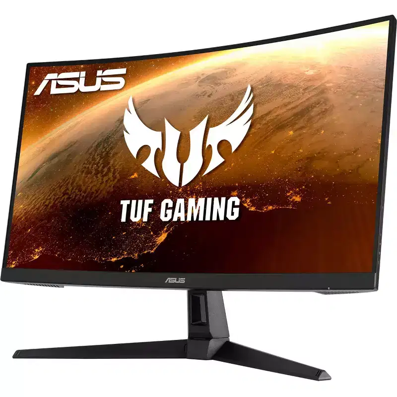 Asus VG27VH1B 27 Class Full HD Curved Screen Gaming LCD Monitor - 16:9 - Black - 27 Viewable - Vertical Alignment (VA) - LED Backlight - 1920 x 1080