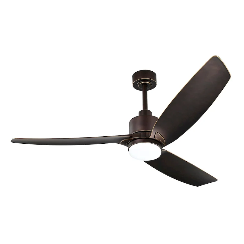 Heshor 3-Blade LED Lighted Ceiling Fan with Remote
