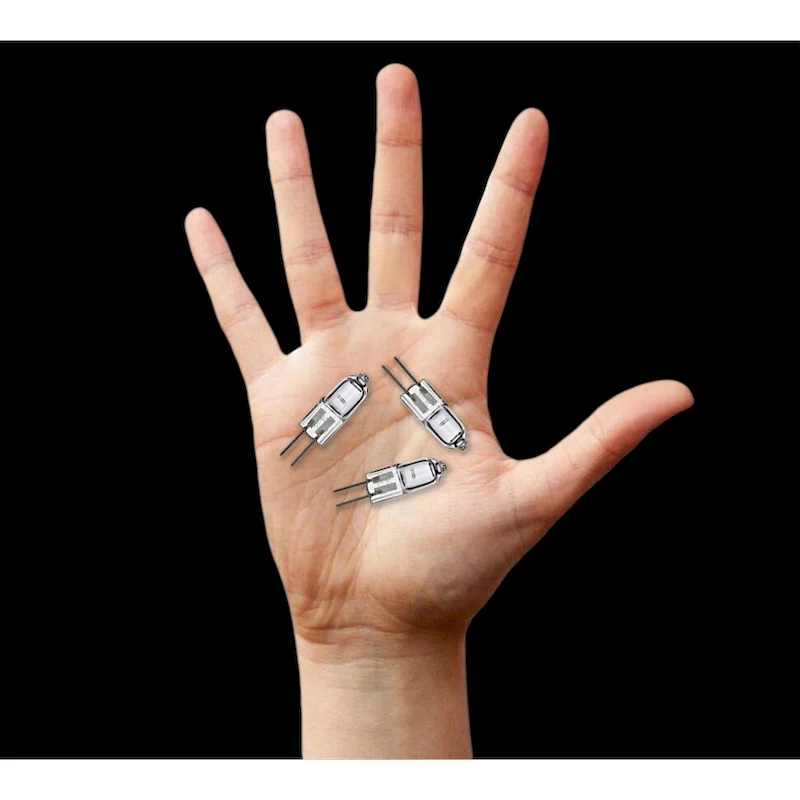 Dimmable HALOGEN LIGHT BULBS G4-110-20W ( 10 Pack ) - clear