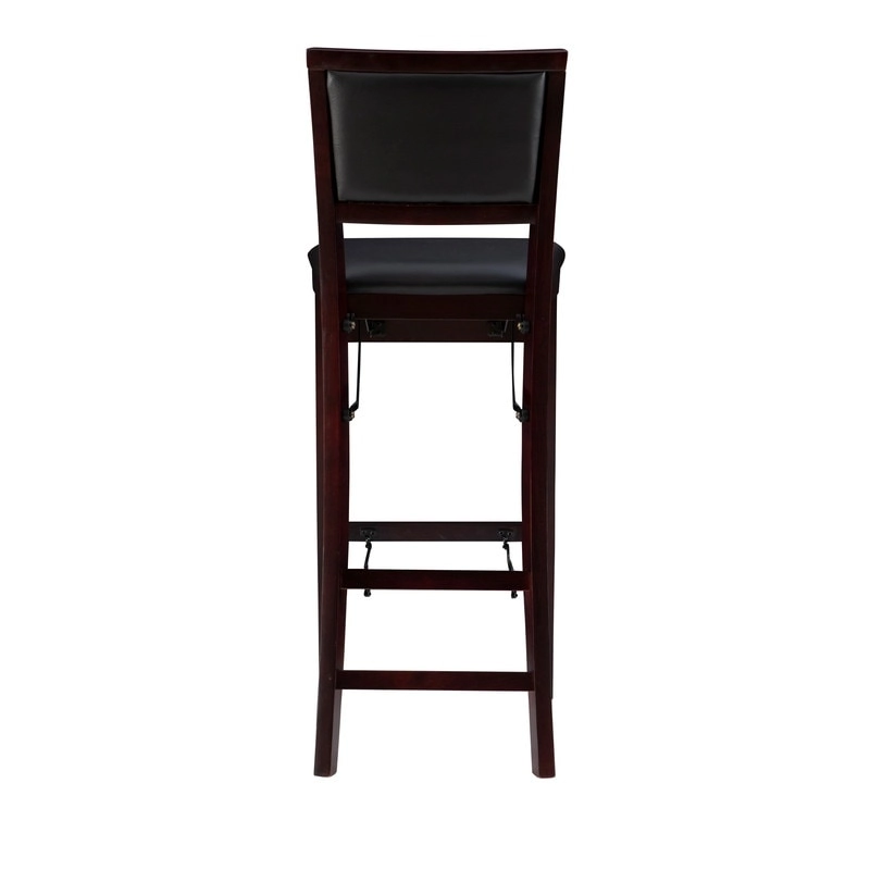 Linon Aldersey Espresso Folding Bar Stool - N/A