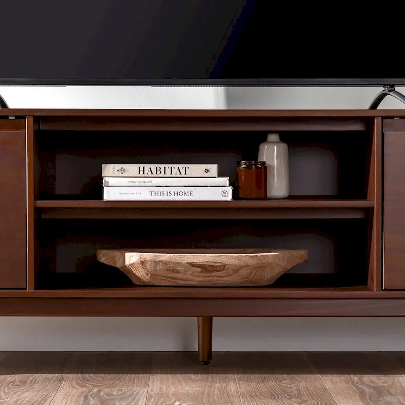 Middlebrook 70-inch Mid-Century Solid Wood TV Stand