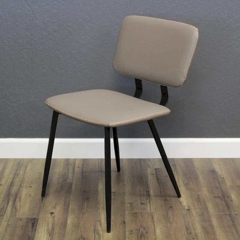 Multi-Color Faux Leather Dining Chair, Single Seat