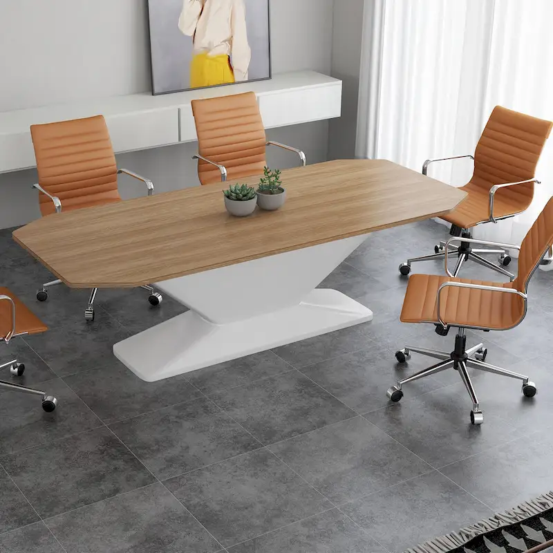 LUXMOD Ribbed Home Office Computer Chair Desk Chair