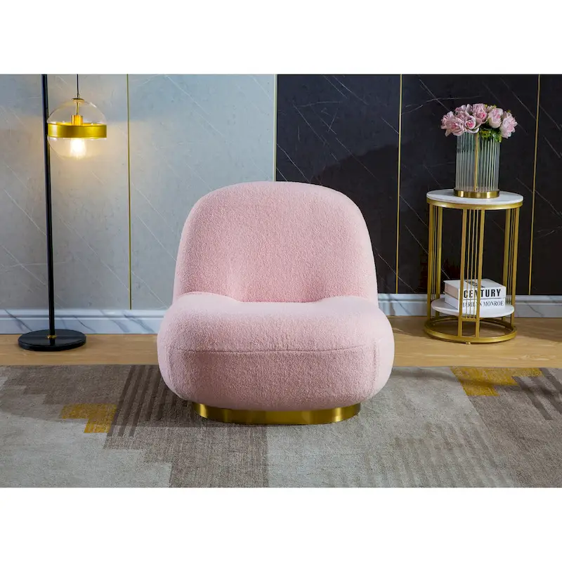 Modern Velvet Swivel Accent Chair