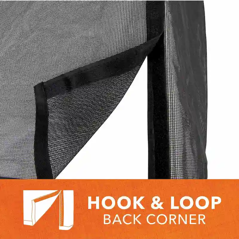 Modern Leisure Basics Square Air Conditioner Cover, 32  Square X 32 H, Black & Beige - 32 L x 32  W x 32  H