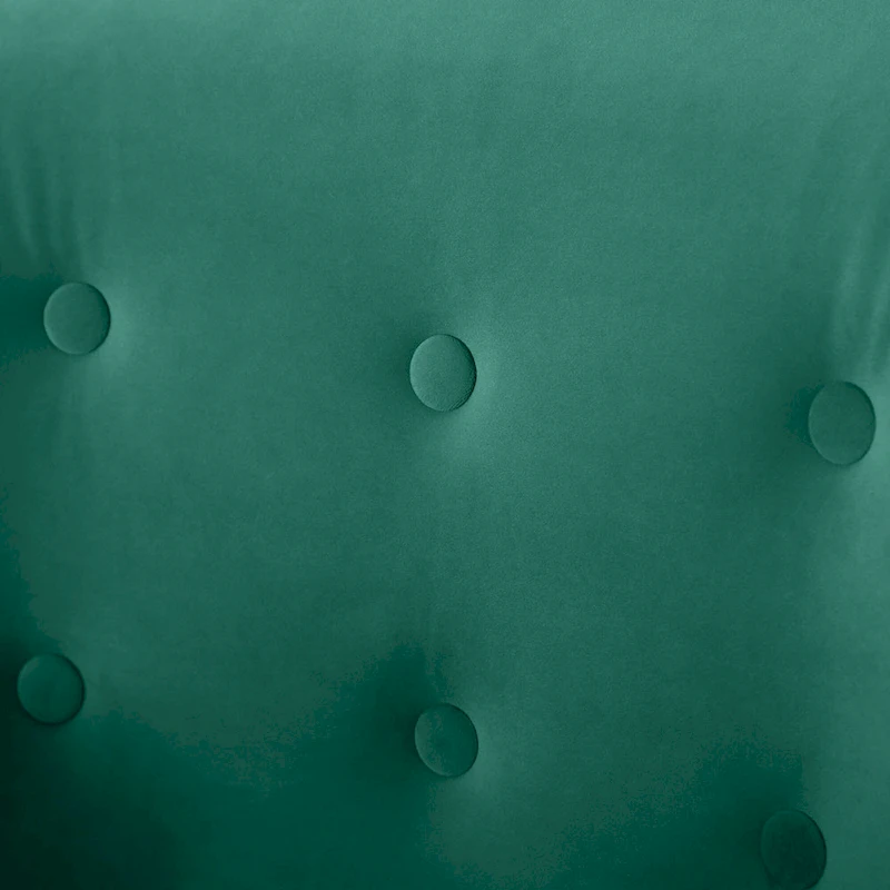 VANOMi 28.34 W Set Of 2 Accent Armchair, Velvet Barrel Chair with Solid Wood Legs