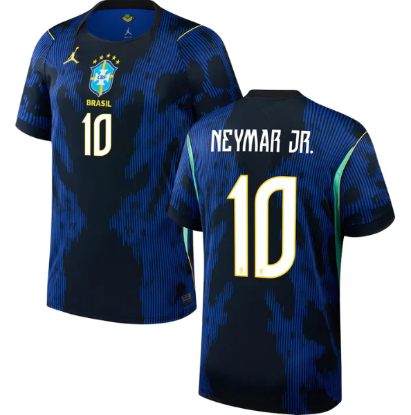 Brazil 10 Neymar 2026 World Cup Away Jersey