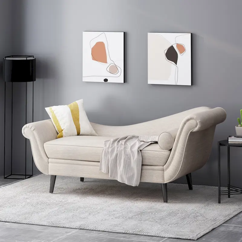 Upholstered Chaise Lounge