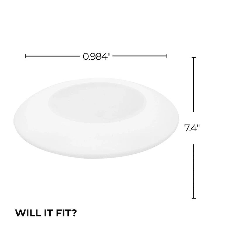 Bulbrite Multi Pack of 14 Watt 7  LED Disc Light, 5CCT Selectable - 27/30/35/40/50K, 1100 Lumens