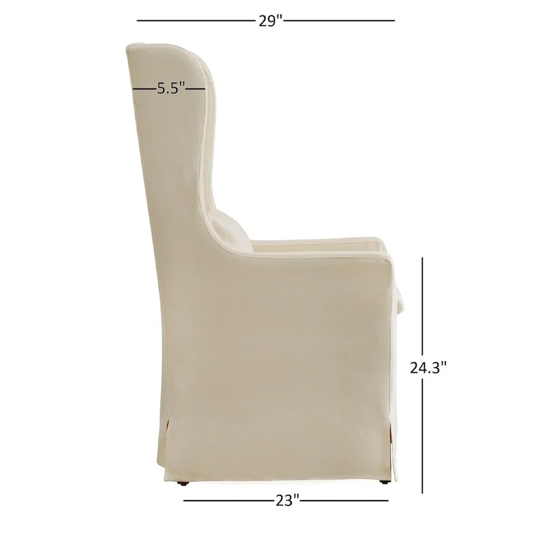 Potomac Wingback Host Chair by iNSPIRE Q Artisan