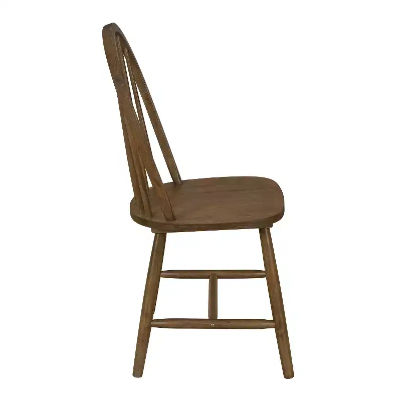 Christopher Knight Home Jafet Farmhouse High Back Spindle Dining Armless Chairs (Set of 2)