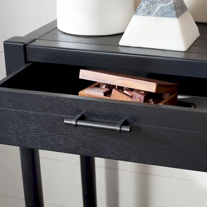 SAFAVIEH Phillis 2-Drawer Console Table - 35.5 W x 13 L x 29.5 H - 36Wx13Dx30H