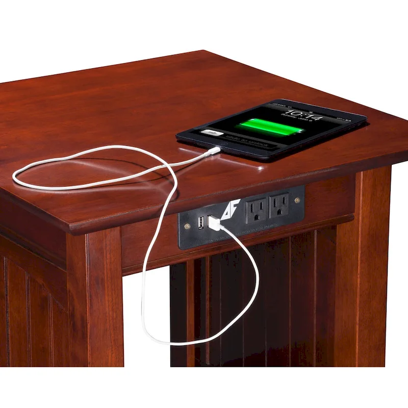 AFI Nantucket End Table with Built-in Charger