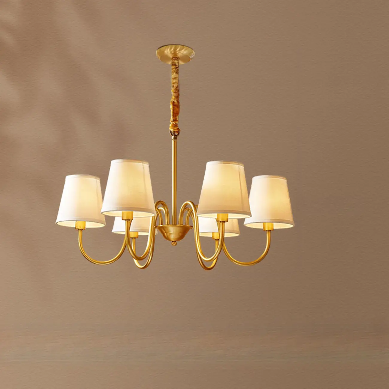 Elegant Modern Hanging Chandelier with Adaptive Height