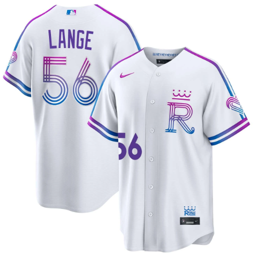 Alex Lange Kansas City Royals White 2026 City Connect Jersey