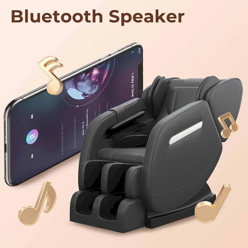 heated Full Body Massage Chair with zero gravity mode and Bluetooth music player