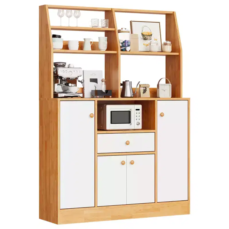 Wood Sideboard Buffet with Doors Kitchen Pantry Cabinet with Drawers ,Storage Rack,