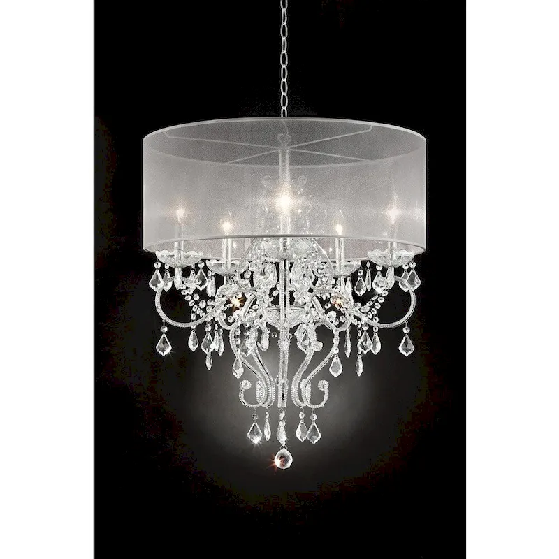 31.5  EVANGELIA CRYSTAL CEILING LAMP
