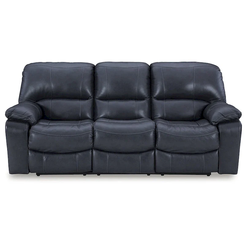 Blue Power Reclining Sofa - 88W x 41D x 41H