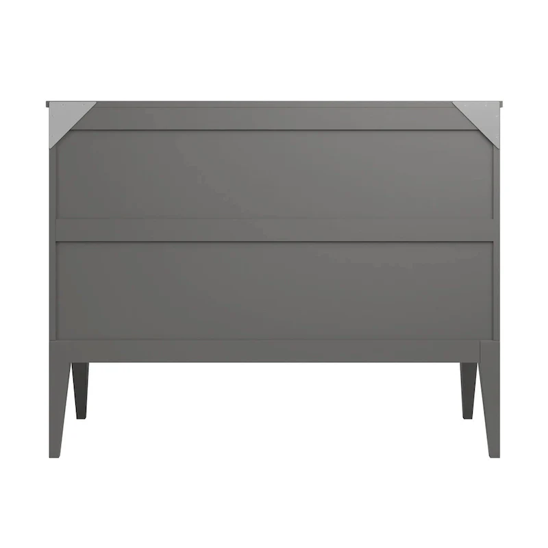 Grey Full Murphy Bed Desk with Built-in Workspace