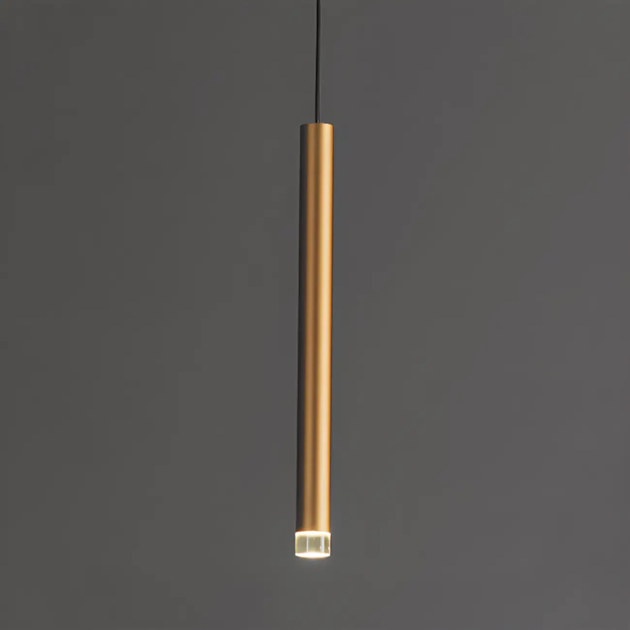 Modern Gold Metal Acrylic Geometry LED Pendant Light