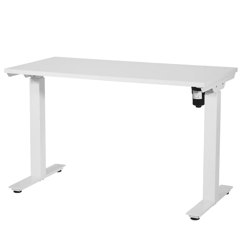 Walnut / White / Black Electric Height-Adjustable Standing Desk – Single