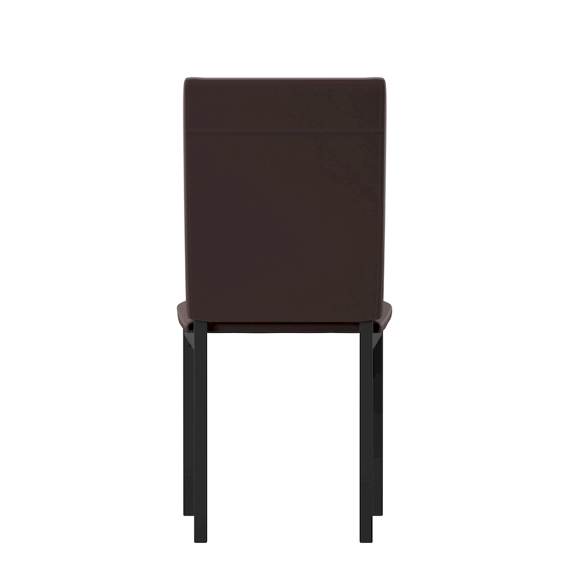 Darcy Espresso Metal Upholstered Dining Chair (Set of 2) by iNSPIRE Q Bold