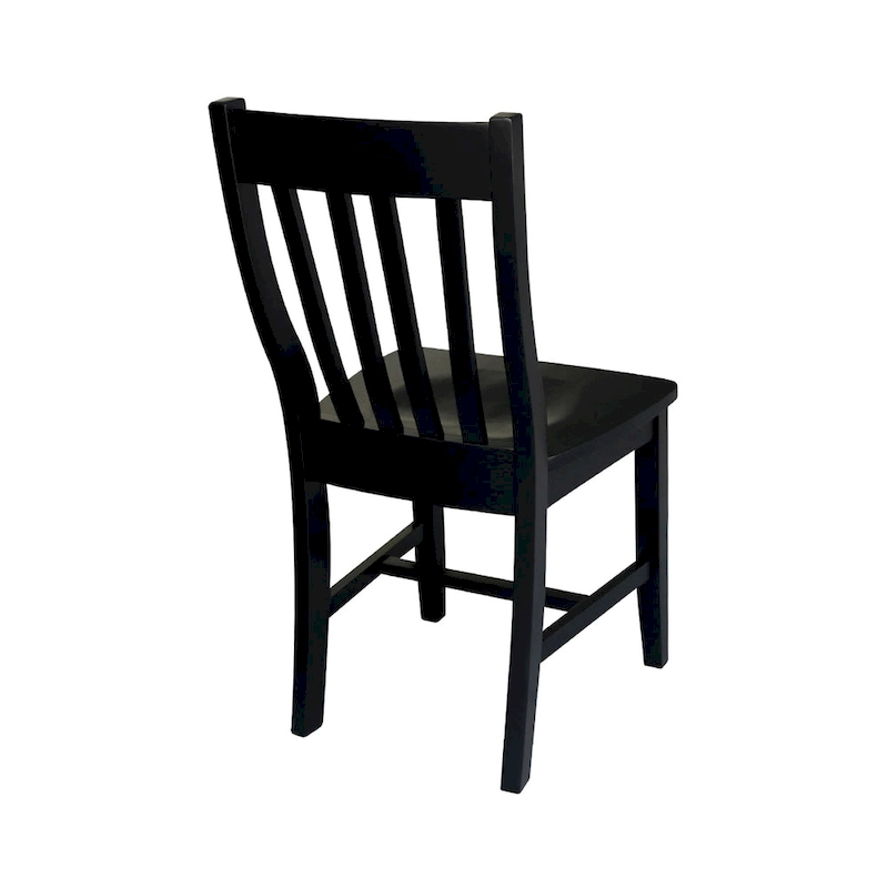 Copper Grove Quince Solid Wood Schoolhouse Chairs, Set of 2