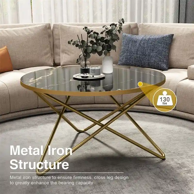 Round Coffee Table - 31.5D x 31.5W x 18H