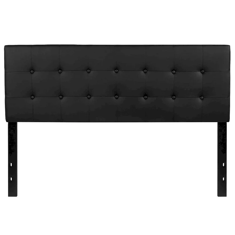 Button Tufted Upholstered Headboard