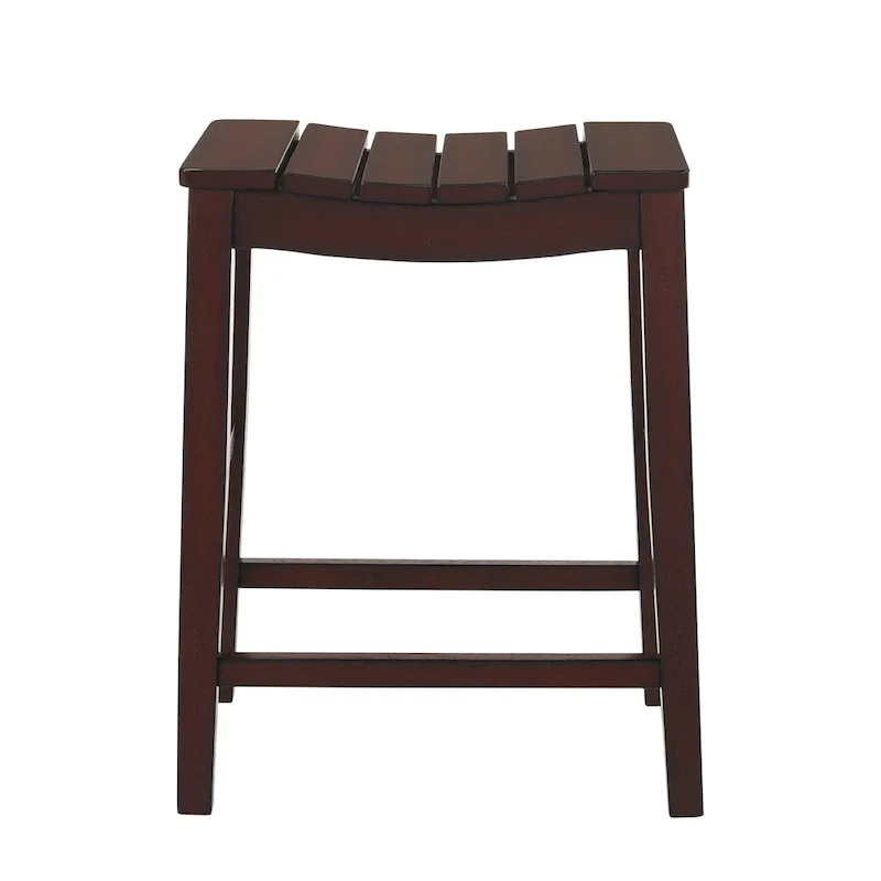 Farmhouse Wood 5-Piece Counter Height Dining Table and Stool Set